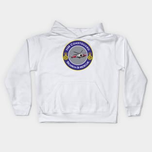 HM Coastguard search and rescue Helicopter Kids Hoodie